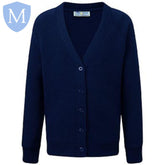 Plain Girls Heavy Duty Sweatshirt Cardigan (Navy) (POA) Mansuri